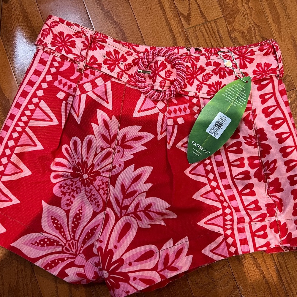 Brand New Farm Rio Flora Tapestry Shorts